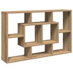 vidaXL Étagère murale Chêne artisanal 85 x 16 x 52 5 cm Bois d'ingénierie