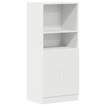 vidaXL Ensemble d'armoires de cuisine 2 Pièces blanc bois d'ingénierie