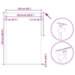 vidaXL Store enrouleur occultant largeur du tissu 161 6 cm polyester