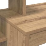 vidaXL Bureau chêne artisanal 100 x 40 x 90 cm Bois d'ingénierie