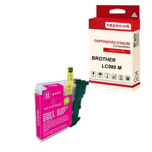 Nopan-ink - x1 cartouche brother lc980 xl lc980xl compatible