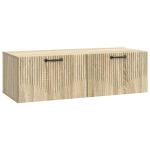 vidaXL Meuble TV mural Chêne Sonoma 98 x 41 x 30 cm Bois d'ingénierie