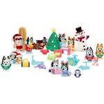 Moose Toys 19122 - Bluey Calendrier de l'Avent avec mini-figurines