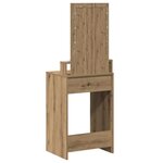 vidaXL Table de Toilette Marron 50 x 41 x 140 cm Bois d'ingénierie