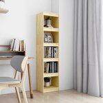 vidaXL Bibliothèque/Séparateur de pièce 40x30x167 5 cm pin massif