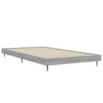 vidaXL Cadre de lit sans matelas sonoma gris 100x200 cm