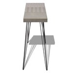 vidaXL Table console 90 x 30 x 71 5 cm Gris