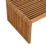 vidaXL Table d'appoint de jardin 90 x 49 7 x 36 cm en teck massif