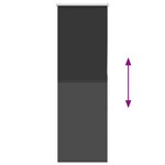 vidaXL Store enrouleur occultant largeur du tissu 35 7 cm polyester