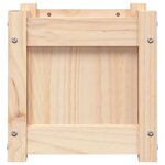 vidaXL Jardinières 2 Pièces bois de pin massif