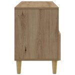 vidaXL Meuble TV 102 x 34 5 x 50 cm Chêne artisanal Bois d'ingénierie