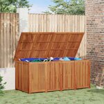 vidaXL Boîte de rangement de jardin 175x80x75 cm bois massif d'acacia