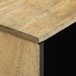 vidaXL Buffet Marron 80 x 33 x 75 cm bois de manguier massif