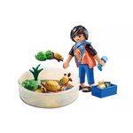 PLAYMOBIL 71748 - My Life Garçon avec famille de tortues dans un terrarium