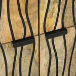 vidaXL Buffet Marron 60 x 33 x 75 cm bois de manguier massif