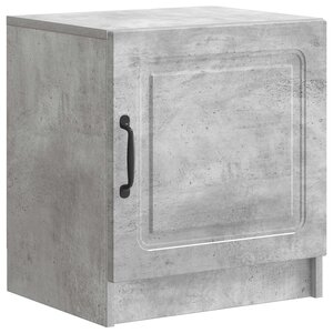 vidaXL Cabinet de chevet Gris béton 43 x 34 5 x 47 cm
