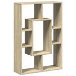 vidaXL Bibliothèque chêne sonoma 63x20x90 cm bois d'ingénierie
