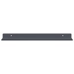 vidaXL Étagère flottante 4 Pièces Anthracite 40 x 8 5 x 2 5 cm Acier