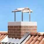 vidaXL Hotte de cheminée Argent 40 x 40 x 37.5 cm Acier inoxydable