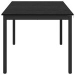 vidaXL Table de salle à manger / Table de repas MÉTAL