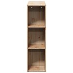 vidaXL Tête de lit avec rangement 75 cm bois massif de pin