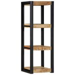 vidaXL Étagère murale 35x35x100 cm bois de manguier brut massif