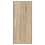 vidaXL Armoires à chaussures 2 Pièces Chêne sonoma 32x35x70 cm Aggloméré