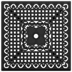 Ensemble de jardin 5 pièces vidaXL en alu noir