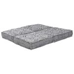 vidaXL Coussin 2 Pièces Gris clair 70 x 70 x 36 cm Polyester