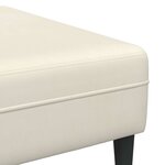 vidaXL Canapé de salon 3 Pièces Crème 250 x 188 x 76 cm