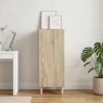 vidaXL Buffet Chêne Sonoma 33 x 34 5 x 90 cm Bois d'ingénierie
