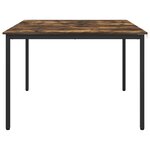 vidaXL Table de salle à manger / Table de repas MÉTAL