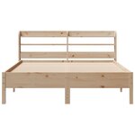 vidaXL Cadre de lit sans matelas 140x200 cm bois massif de pin