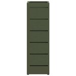 vidaXL Porte-parapluie Olive 15 5 x 15 5 x 49 cm Acier