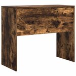 vidaXL Bureau Chêne fumé 90 x 40 x 76 cm Bois d'ingénierie
