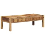 vidaXL Table basse Marron 110 x 55 x 35 cm Bois massif de récupération