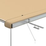 vidaXL Auvent de camping-car et caravane 2 4x2 5x2 15 m Beige