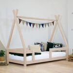 Lit cabane enfant NAKANA 80 x 160 beige