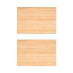 2 rubans de placage bois 20 x 125 cm