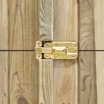 vidaXL Abri de jardin 232x110x170 cm Bois de pin imprégné