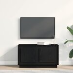 vidaXL Meuble TV Chêne noir 80 x 35 x 45 cm Bois d'ingénierie