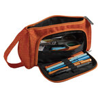 Trousse maïa multi-compartiments polyester recyclé - x 6 - exacompta