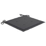 vidaXL Chaises pliables de jardin avec coussins lot de 4 Teck solide