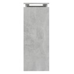 vidaXL Table console gris béton 102x30x80 cm bois d'ingénierie
