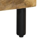 vidaXL Tables de chevet 2 Pièces 40x33x46 cm Bois de manguier solide