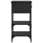 vidaXL cabinet de chevet Chêne noir 34x36x70 cm Bois d'ingénierie