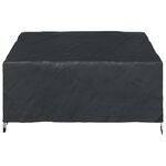 vidaXL Housse de banc de jardin Noir 160 x 100 x 61 / 89 cm Tissu 600D