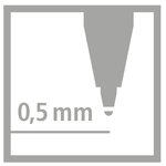 Roller EASYoriginal rechargeable droitier corps bleu STABILO