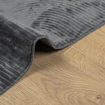 vidaXL Tapis IZA poils courts style scandinave anthracite 160x230 cm