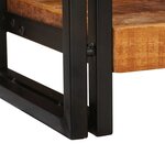vidaXL Table console Marron 90 x 33 x 75 cm Bois de mangue massif